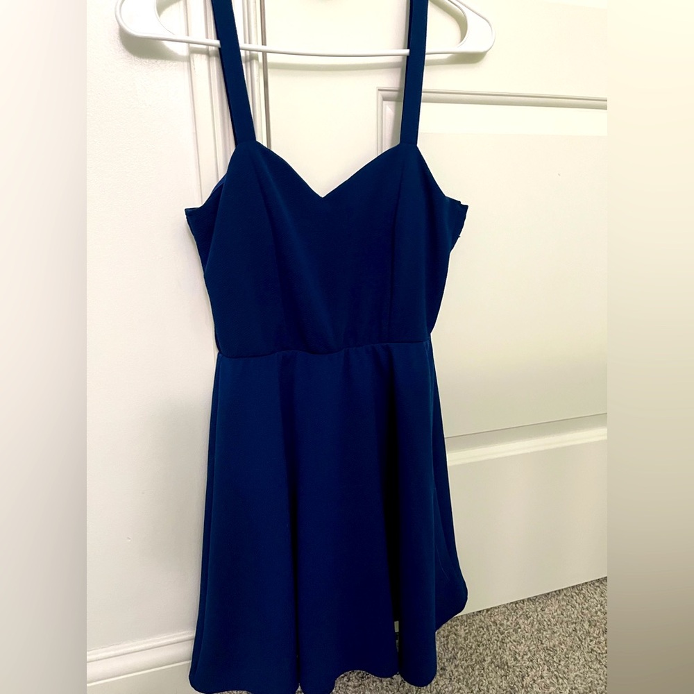 Charlotte Russe Navy Blue Dress